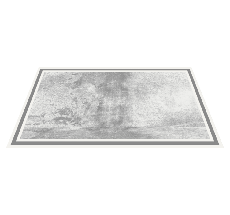 Worn gray color stone effect vinyl rug - TenStickers