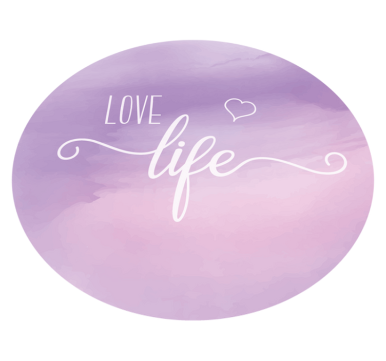 Value life custom vinyl rug - TenStickers