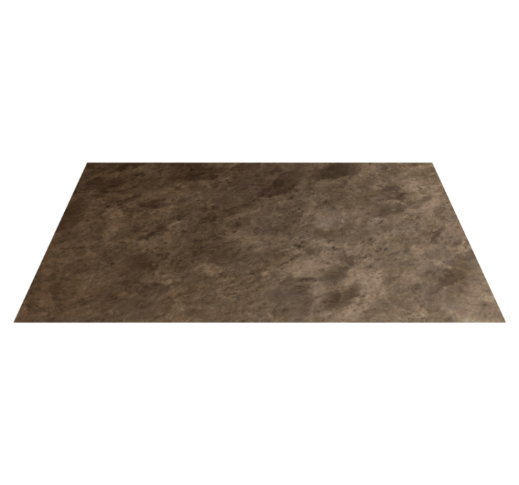 Brown elegant effect marble vinyl rug - TenStickers