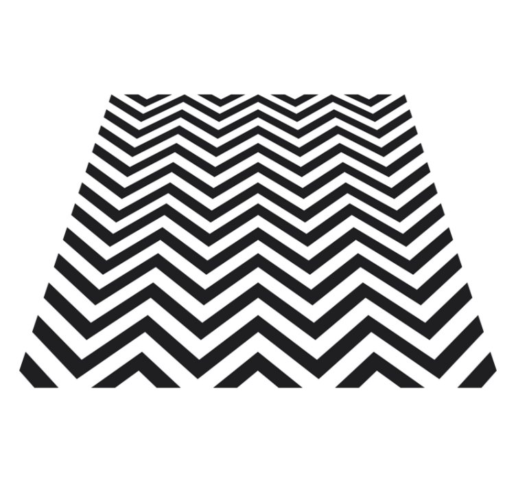 Chevron Stripe Styles stripes vinyl rug - TenStickers