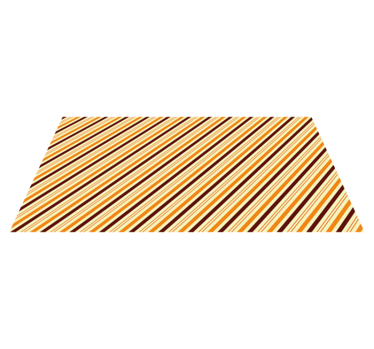 Vibrant stripes vinyl rug - TenStickers