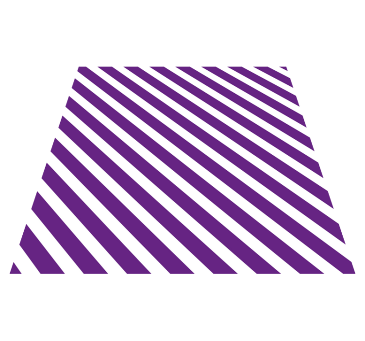 Purple Striped Pattern stripes vinyl rug - TenStickers