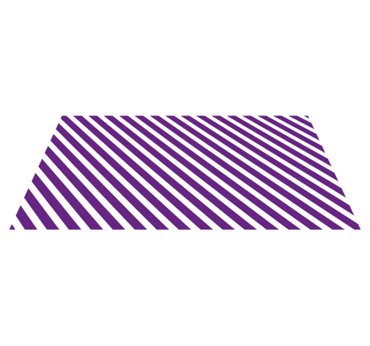 Purple striped path stripes vinyl rug - TenStickers