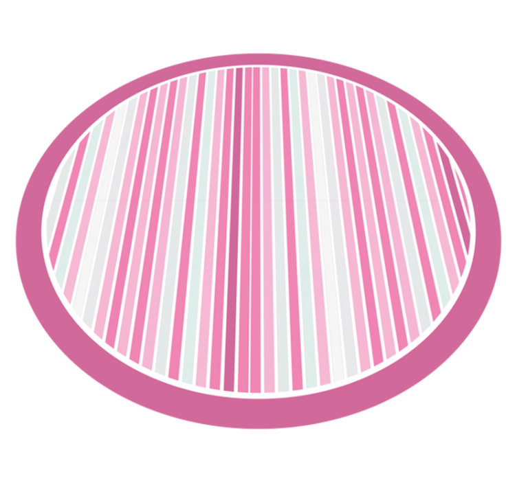 Chic Striped Style stripes vinyl rug - TenStickers