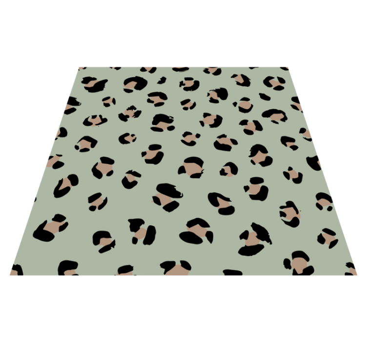 Animal print vinyl rug leopard spots pattern - TenStickers