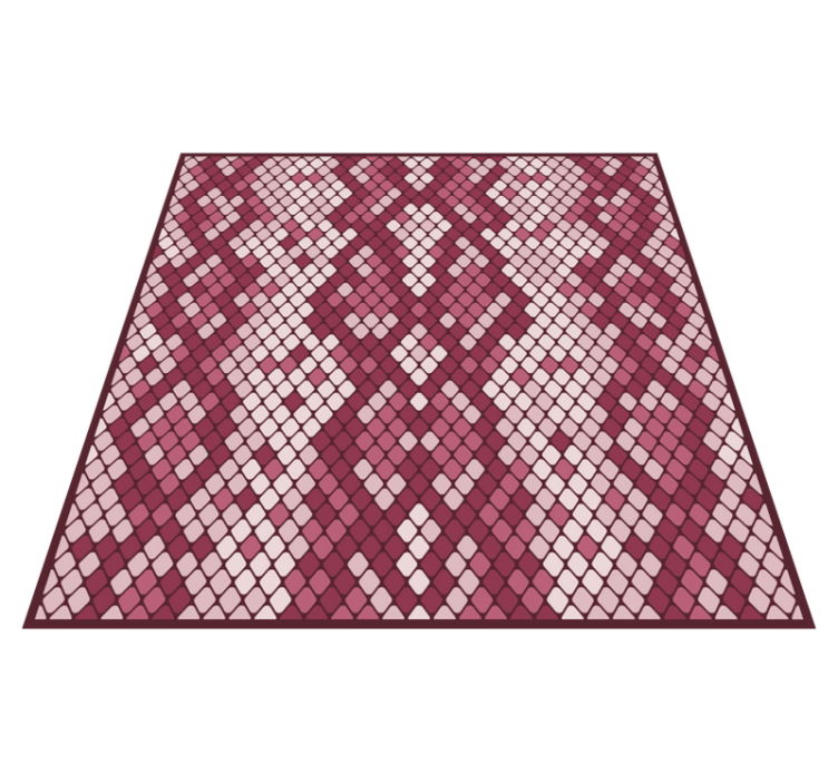 Mosaic Patterns texture vinyl rug - TenStickers