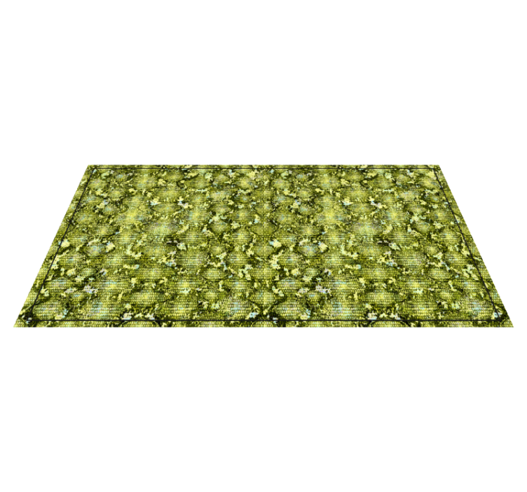 Lively Greenery Concept texture vinyl rug - TenStickers