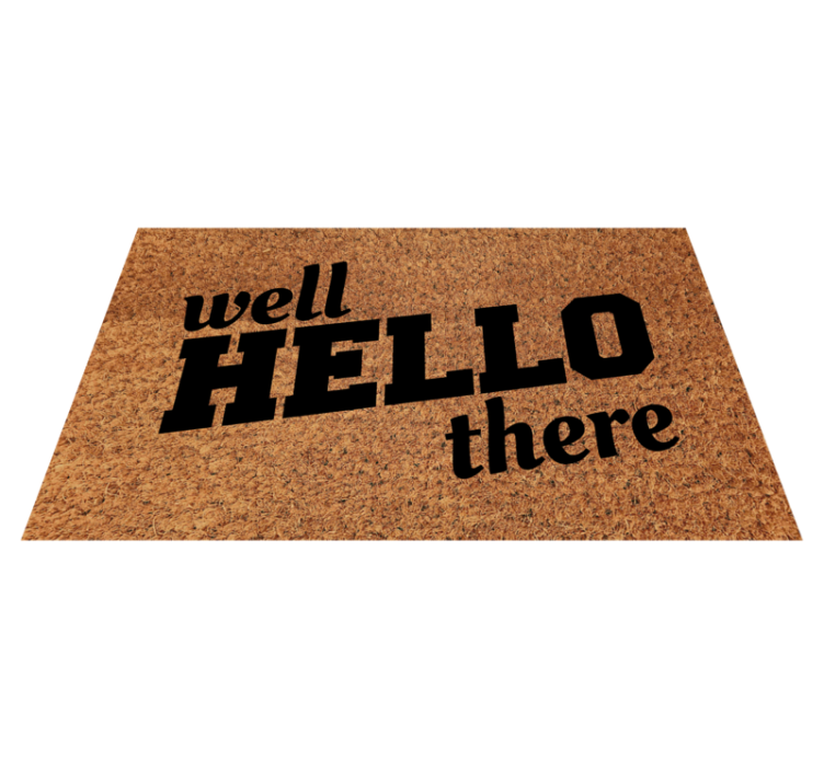 Well hello there entrance hall tiles - TenStickers