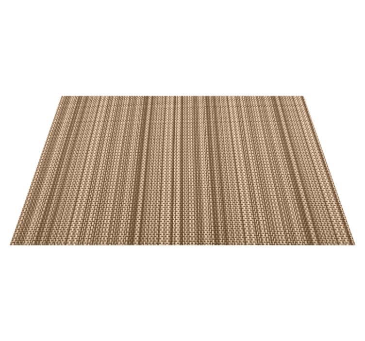 Textured Neutral Weave bathroom vinyl rug - TenStickers