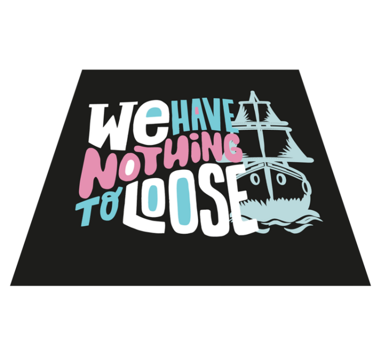 Titanic film motivational Quote custom rug - TenStickers