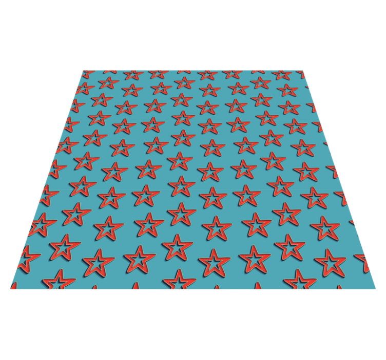 Celestial Inspiration star vinyl rug - TenStickers