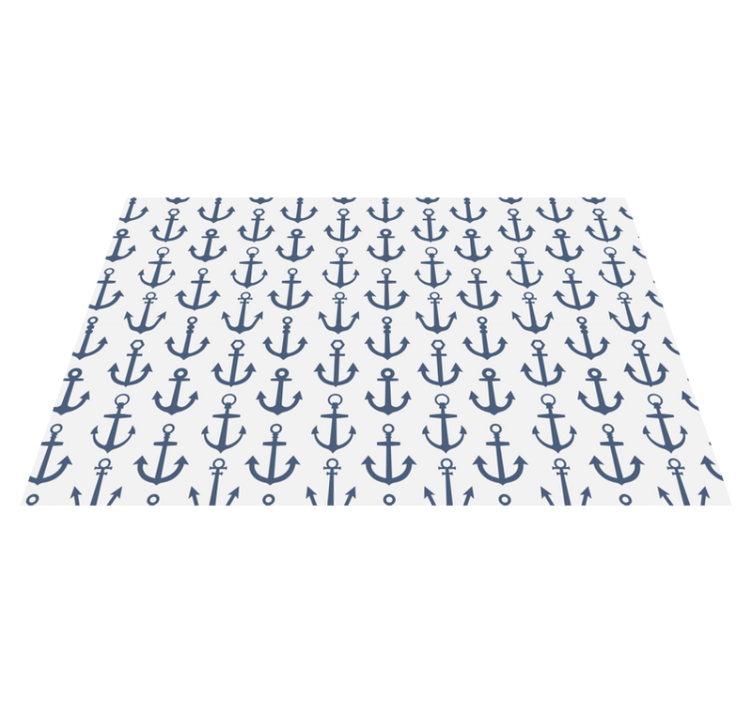 "Hampton Style" anchor set modern rug - TenStickers