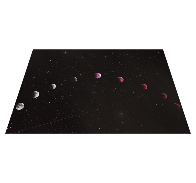Planetary Alignment kids vinyl rug - TenStickers