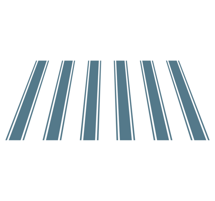 Contemporary Pattern stripes vinyl rug - TenStickers