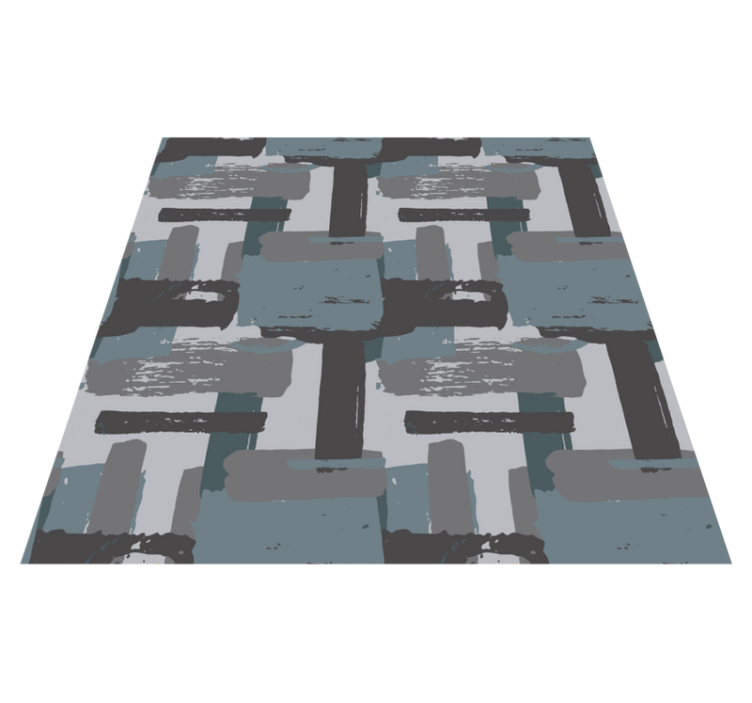 Conceptual Mosaic mosaic vinyl rug - TenStickers