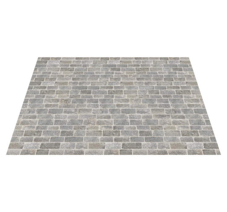 Stone pattern stone effect vinyl rug - TenStickers