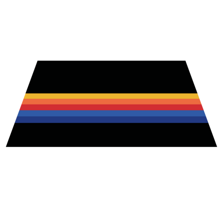 Minimalist Striped Accent stripes vinyl rug - TenStickers