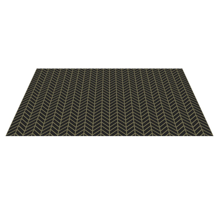 Herringbone Striped Pattern stripes vinyl rug - TenStickers