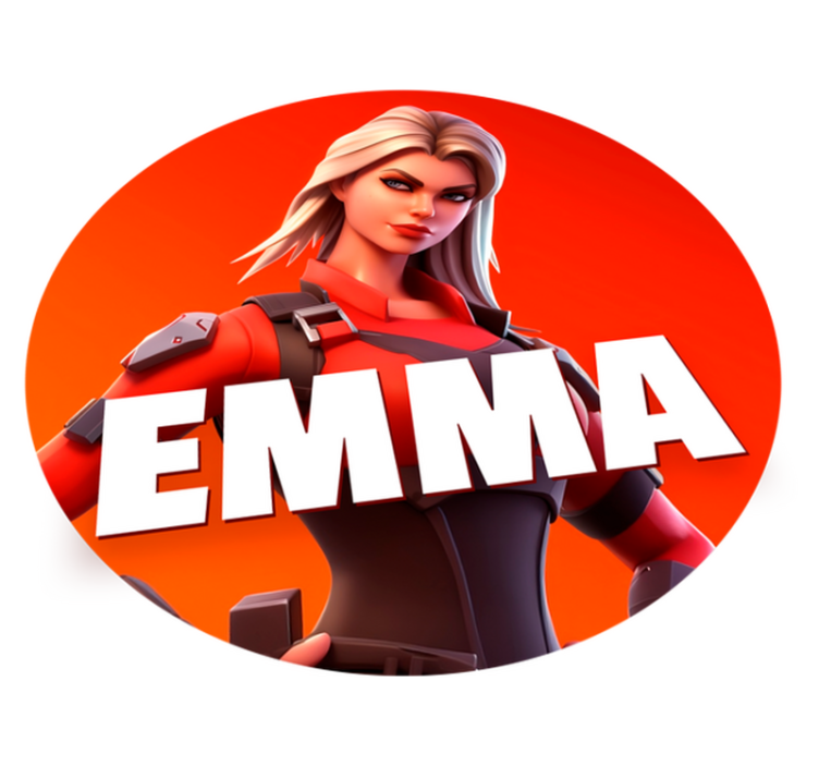 Videogame female character bedroom rug - TenStickers