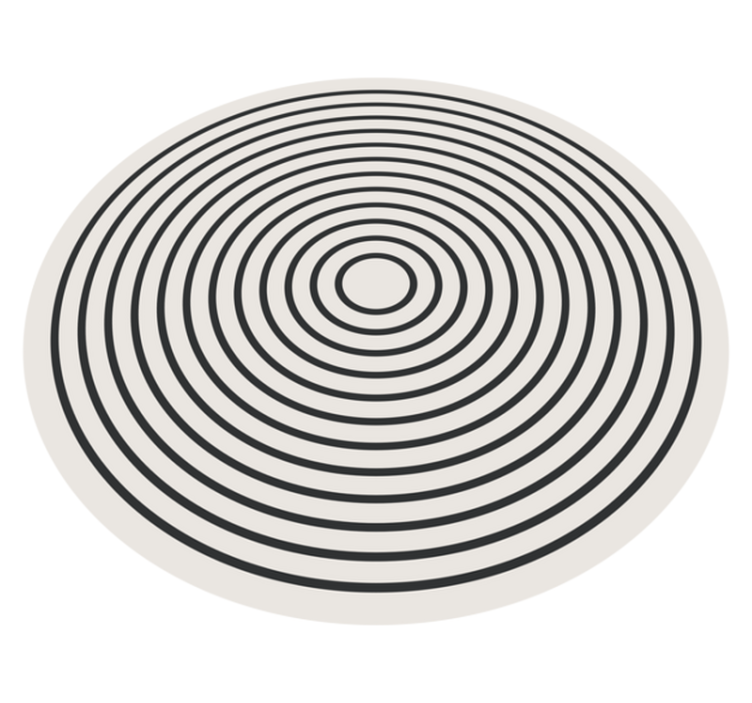 Rounded lines office vinyl carpet - TenStickers