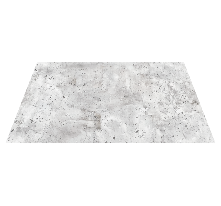 Gray concrete effect dining room vinyl rug - TenStickers