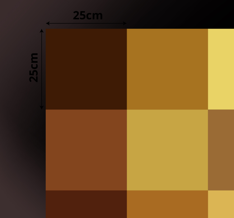 Blue Checkered Pattern geometric vinyl rug - TenStickers