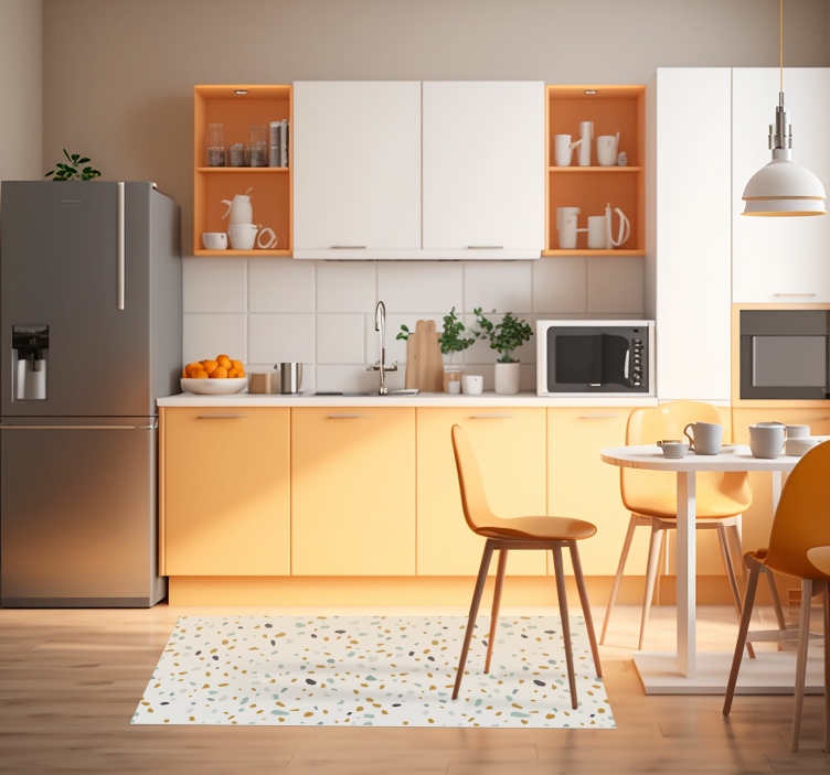 Nordic style terrazzo texture carpet - TenStickers