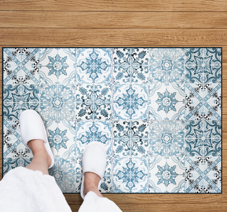 Mediterranean  tile carpet - TenStickers
