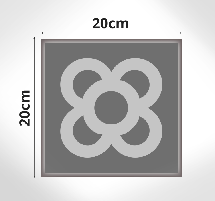 "Panot" floor of Barcelona mosaic floor tiles - TenStickers