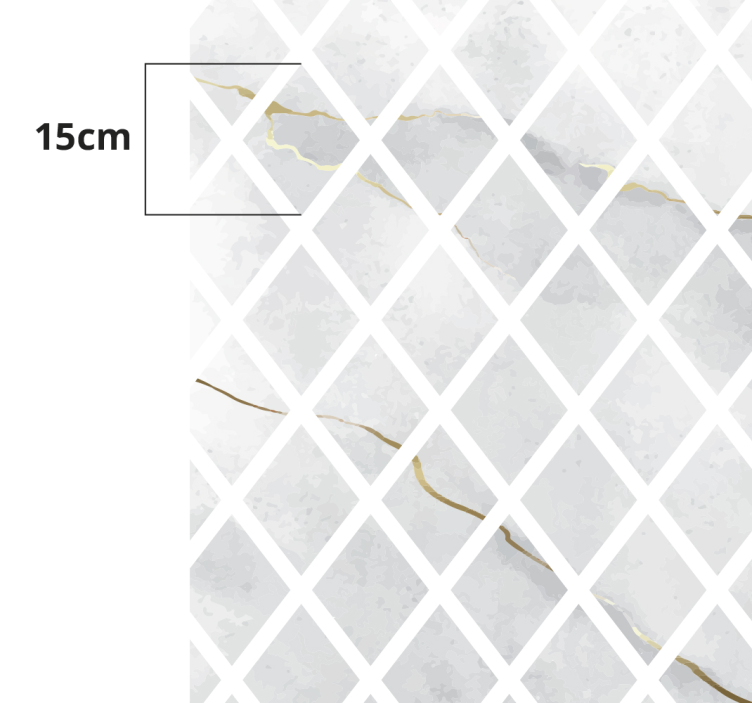 Elegant marble pattenr kitchen vinyl rug - TenStickers