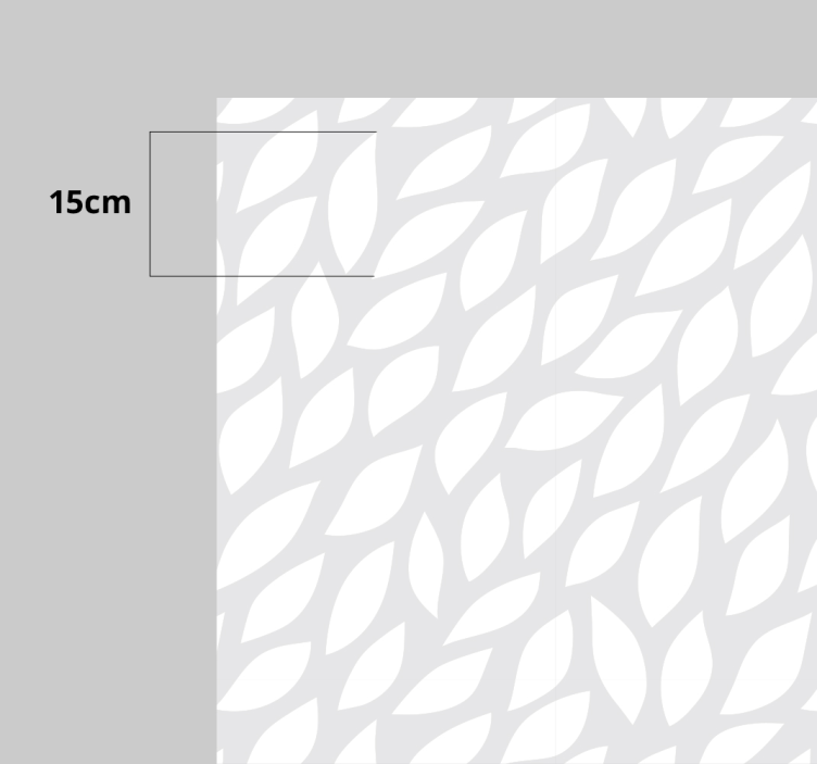 Geometric Shadow Patterns kitchen vinyl rug - TenStickers