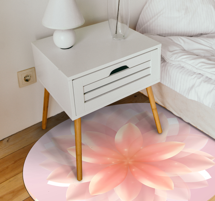Flower Arrangement floral vinyl rug - TenStickers