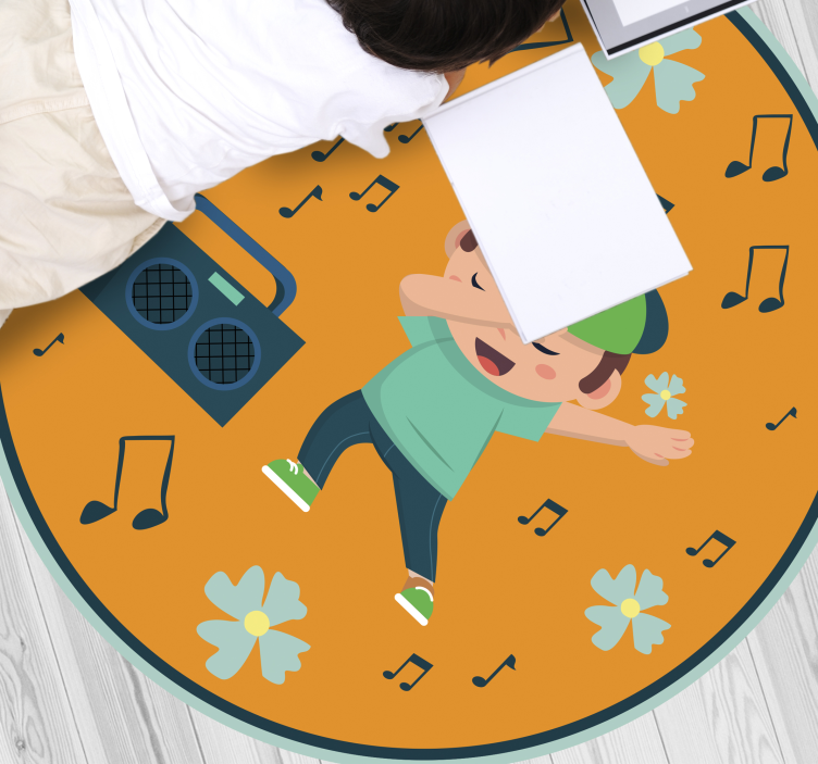 Children's Dance Imagery kids vinyl rug - TenStickers