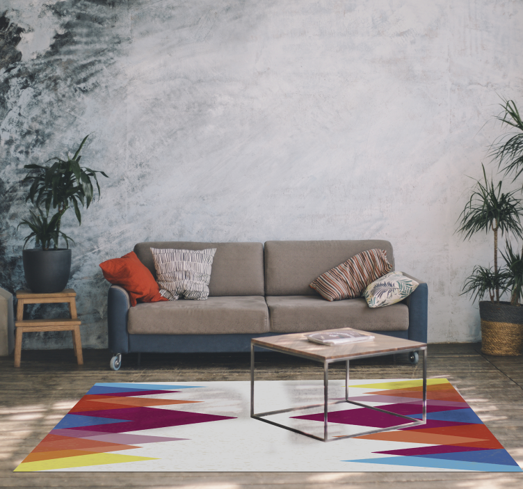Colorful Nordic design nordic rug - TenStickers