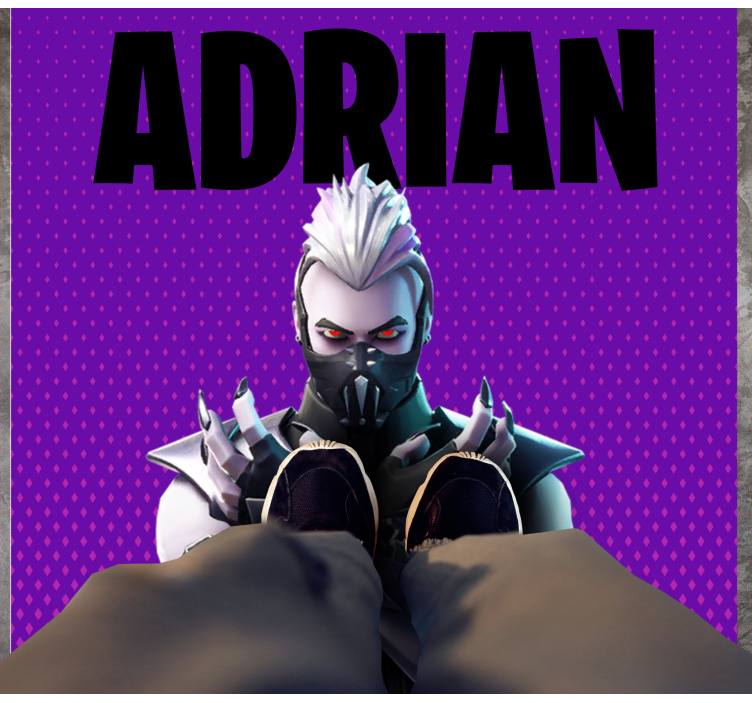 Customisable gaming name teenage bedroom vinyl rug - TenStickers