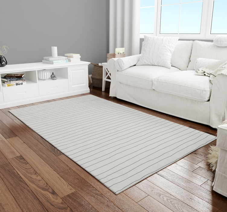 Linear Monochrome stripes vinyl carpet - TenStickers