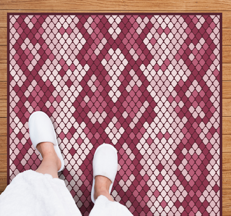 Mosaic Patterns texture vinyl rug - TenStickers