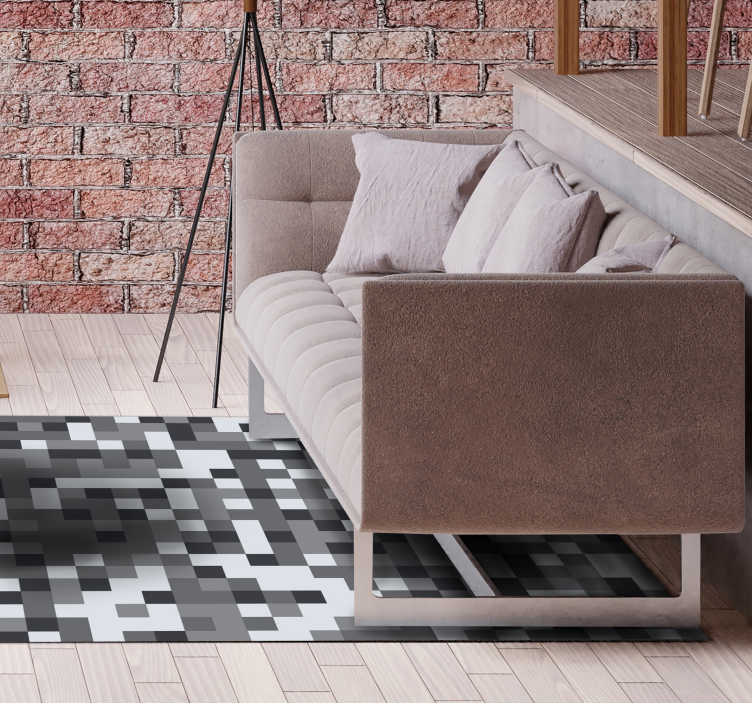 Patchwork mosaic floor tiles - TenStickers