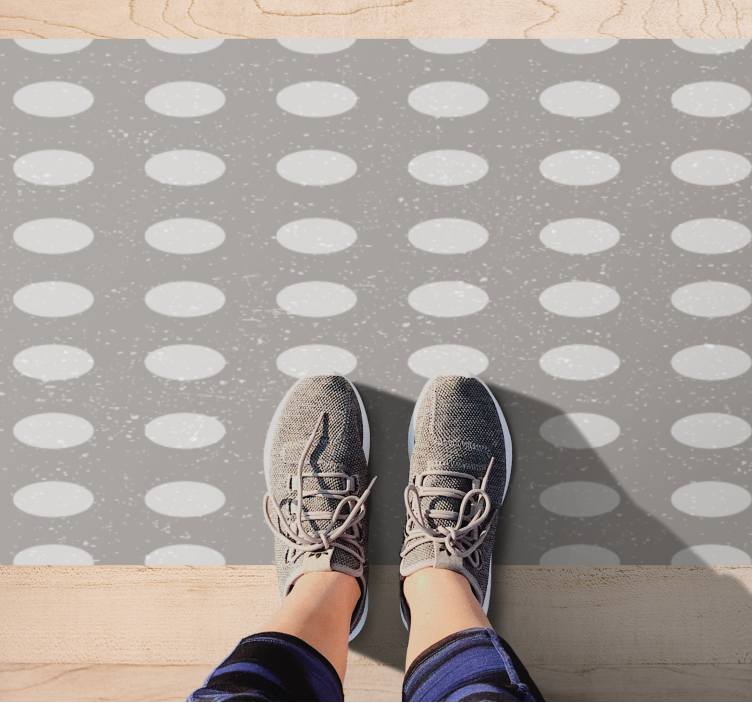 Polka Dot Pattern stripes vinyl carpet - TenStickers