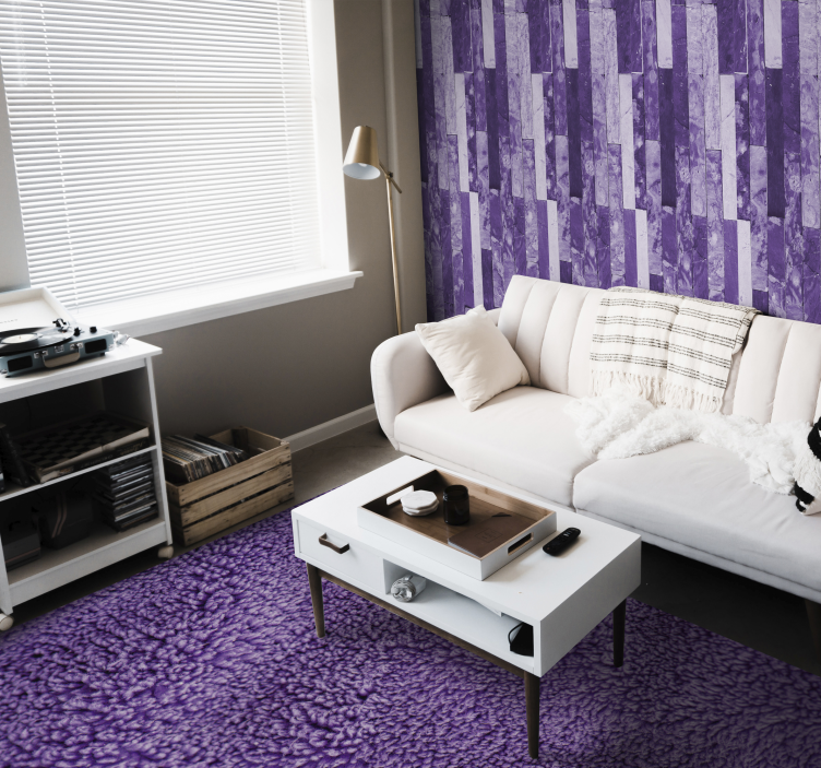 Purple Textured Surface texture vinyl rug - TenStickers