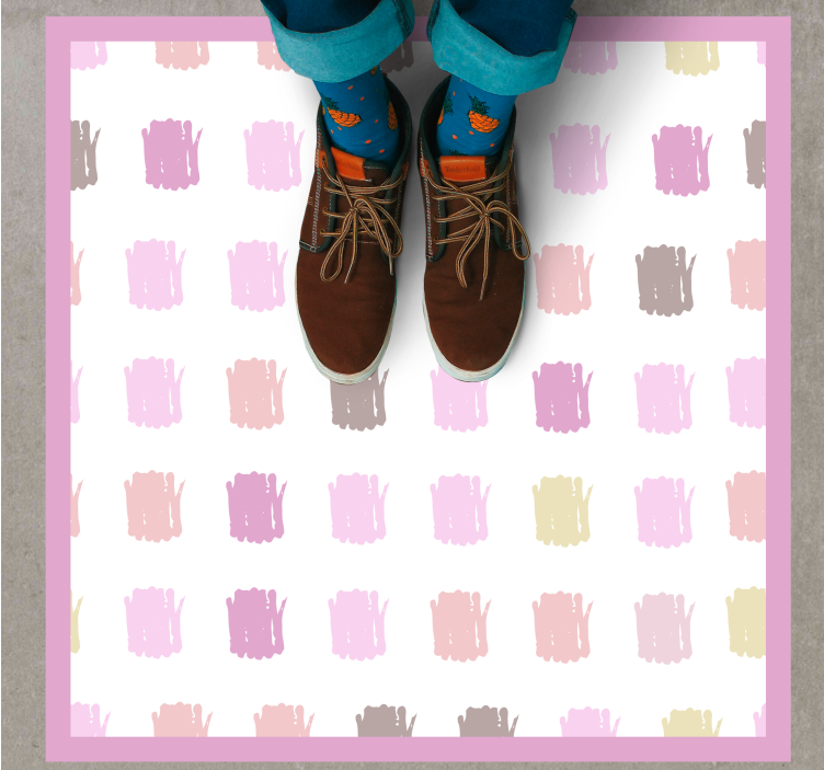 Soft Color Palette texture vinyl rug - TenStickers