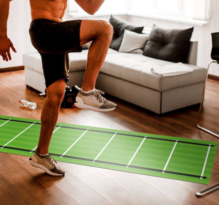 speed training Ladder  5 meters teenage bedroom vinyl rug - TenStickers