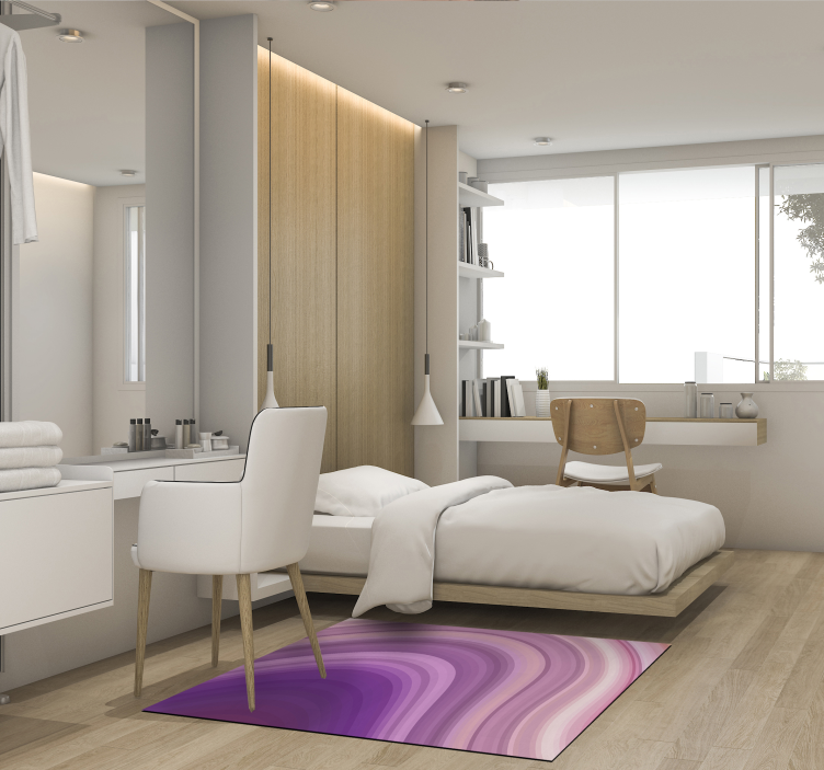 Swirling Purple Gradient texture vinyl rug - TenStickers