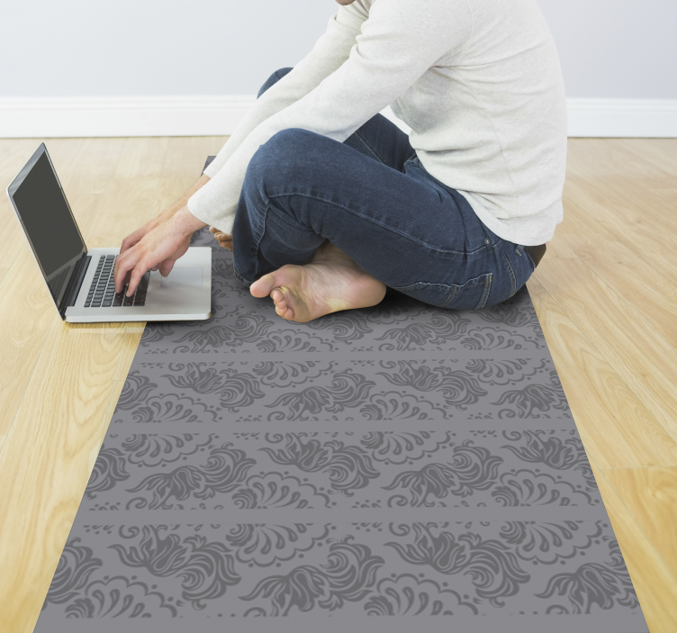 Textured Elegance texture vinyl rug - TenStickers
