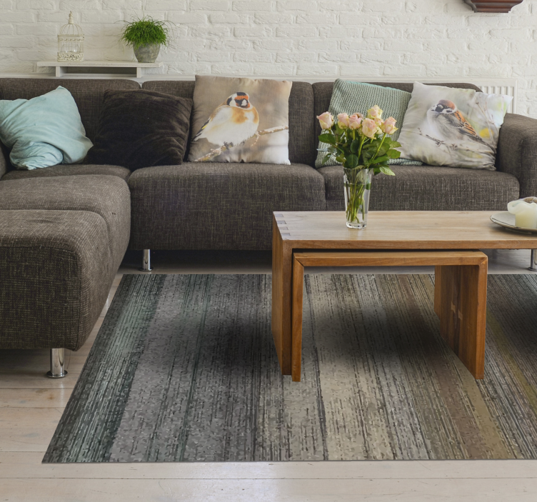 Textured Gradient texture vinyl rug - TenStickers