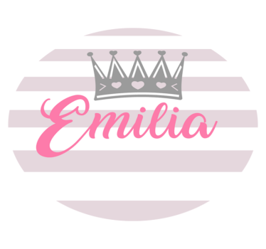 CROWN AND STRIPES custom vinyl rug - TenStickers