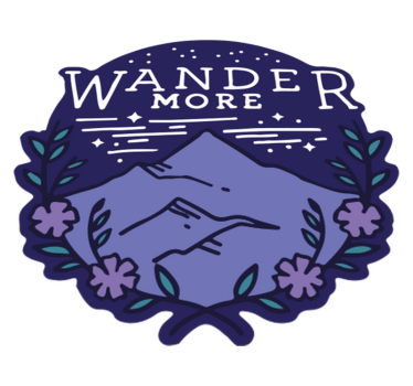Nature vinyl rug hiking in mountains - TenStickers