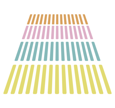 Geometric vinyl rug confetti color stickers - TenStickers