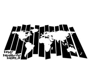 World map vinyl rug retro world map vinyl rug - TenStickers