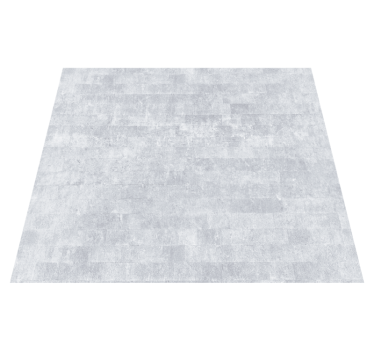 Office vinyl rug in aged gray brick pattern - TenStickers